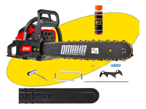 Omaha Tools Chainsaw MS58 Naftera 58cc 0