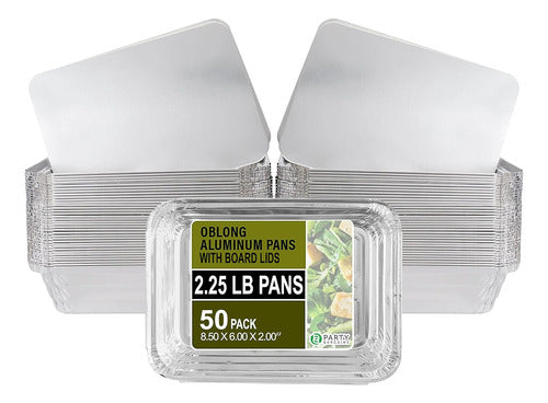 Party Bargains Asadera Aluminio 2.25lb (8.4x5.9) 50u. 0