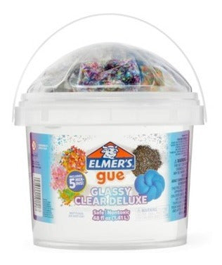 Elmer's Glassy Clear Deluxe Slime Bucket 1