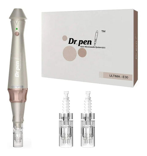 Dr Pen E30 Wireless Dermapen + 2 Needle Cartridges New 0