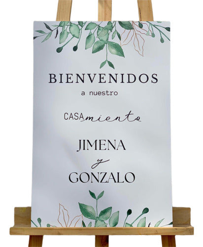 InvitacionesFangus_uy Cartel De Bienvenida Boda Bautismo 15 Años Fiestas Eventos 1