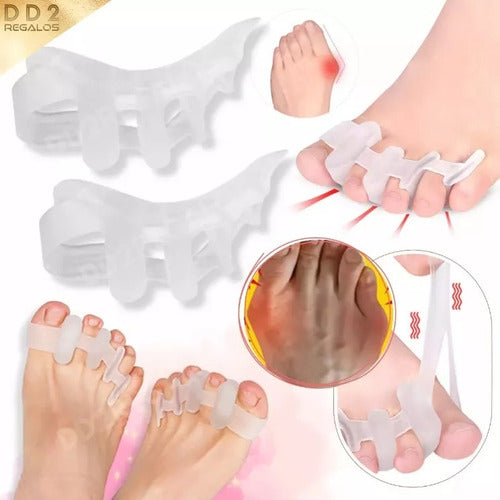 Silicone Toe Separators for Bunions - Pack of 2 1