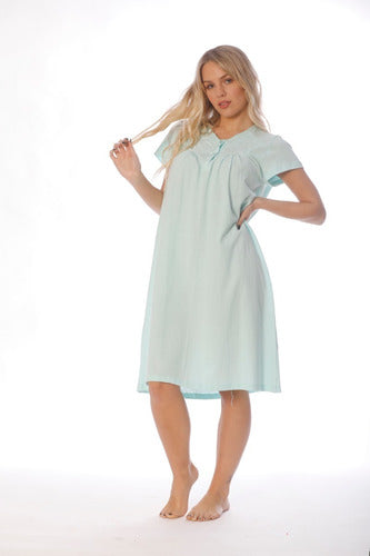 Luna Coton Short Sleeve Nightgown with Nursing Buttons - 4212-20 6