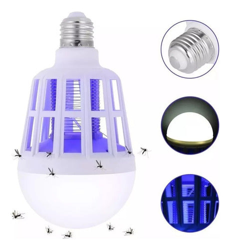 Generic LED Light Bulb Mosquito Killer 220V 2 in 1 E27 5