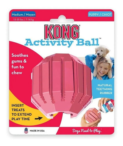 KONG Puppy Activity Medium Dog Toy Ball 0