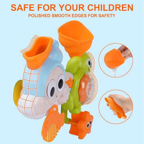 Hiitytin Rotating Bath Toys for Small Children 1-3 1