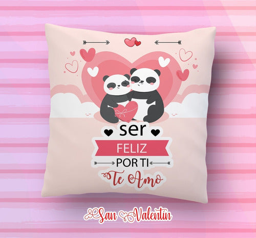 Plantillas Para Sublimar Almohadones San Valentin Enamorados 6