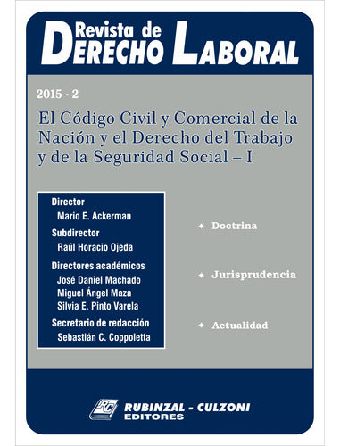 El Código Civil Y El Derecho De Trabajo 2 Tms Rdl 0