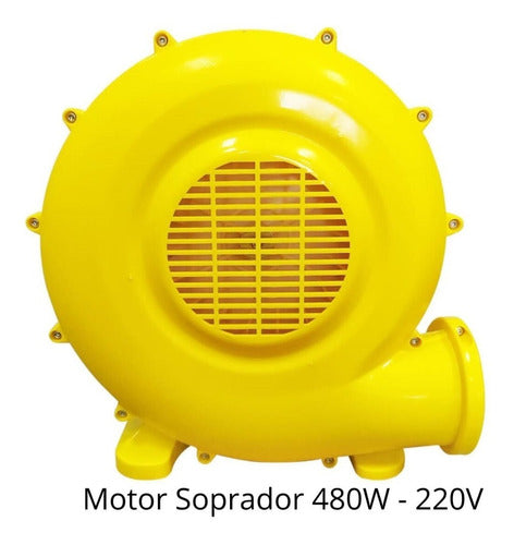 Motor De Ar Para Brinquedos Infláveis - 25r2 480w - 220v 1