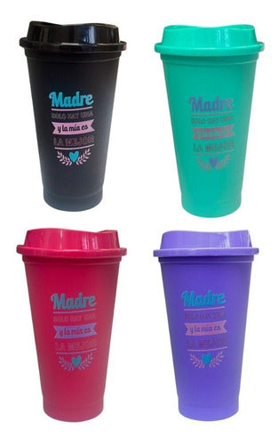Reusable Mother's Day Gift Souvenir Designs Pastel Colors Starbucks Style Cup 5