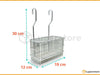 Luperstore Hanging Dish Rack + Cutlery Holder + 60cm Bar and 4 S Hooks 5