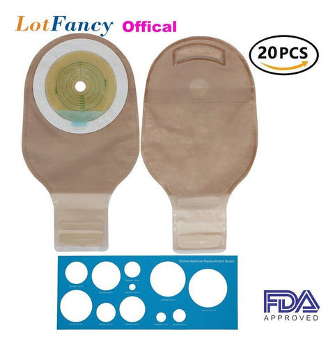 Lotfancy Desagüe Bolsas Ostomía Bolsa Cierre Para El Cuidado 1