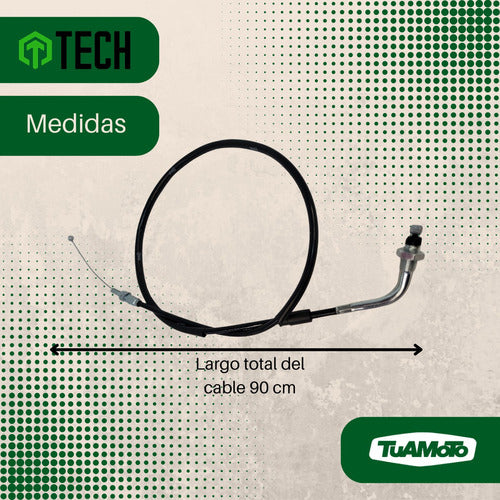 Throttle Cable Tech for Honda CG New Titan 150 Tuamoto 6