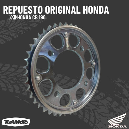 Honda Corona Transmisión Original Cb 190 45t Tuamoto 3