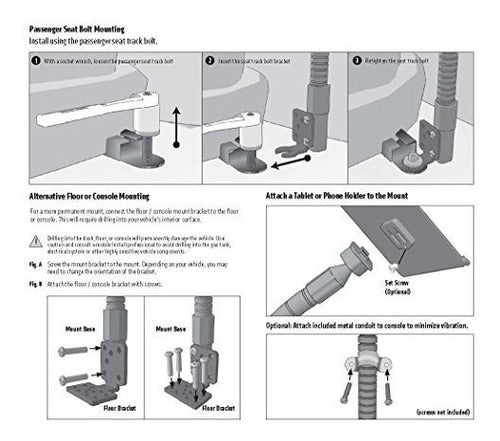 Arkon Replacement Upgrade or Additional Metal Seat Rail 1