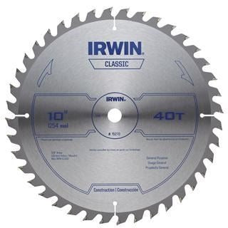 Hoja De Sierra Circular Para Madera 9 Pulga 40 Dientes Irwin 0