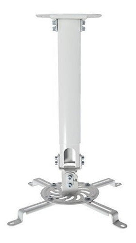 Soporte Extendible De Techo Para Proyector Universal Blanco 0