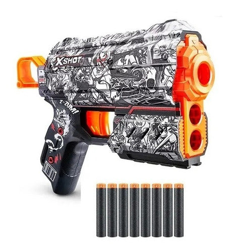 Zuru X-Shot Skins Flux Blaster 8 Dart Shooter 1