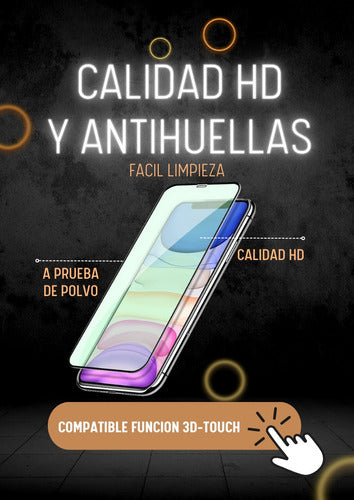 Glass Vidrio Templado Full Cover 9h Para iPhone X 3