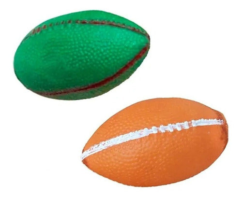 Mercadoflash Pet Toy Ball with Squeaker - Rugby Texture Ball 0