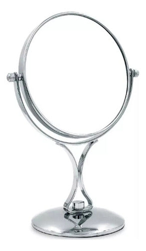 Gradom 203 Reversible Chrome Makeup Mirror with 5x Magnification 0