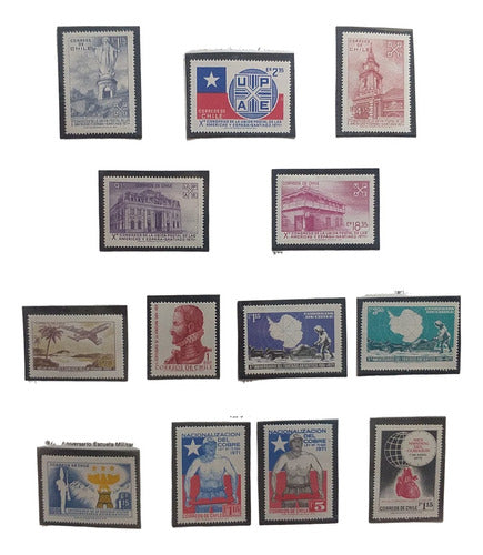 TANO Ch369 Chile Various Complete Series Years 1971-72 Mint 0