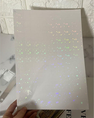 Laminado En Frío A4 Holográfico X 20 Unidades Modelo Star2 4