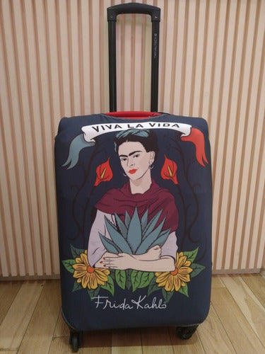 Frida Kahlo Original Luggage Cover Viva La Vida 5