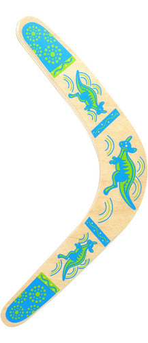 Boomerang Auténtico Australiano Azul Para Niños Desde 10 Años 0