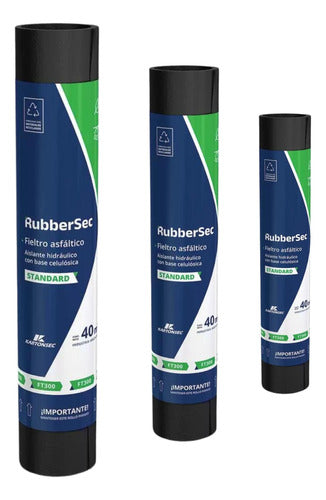 Ruberoid Fieltro Asfaltico Liviano Rubbersec Aislante Techo 1