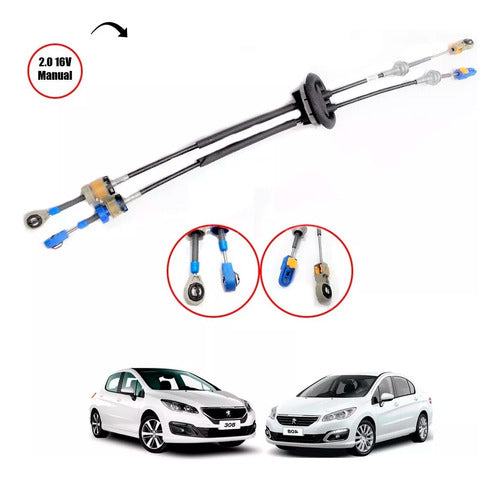 Fremec Cables Comando Selectora Cambio Peugeot 308 2.0 Diesel 2011 2