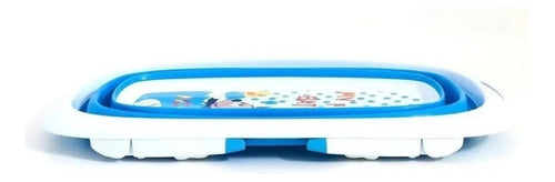 Dencar Folding Baby Bathtub with Support, Reclining Positions 1