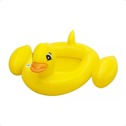 Giant Inflatable Duck Pool Float with Sound 0