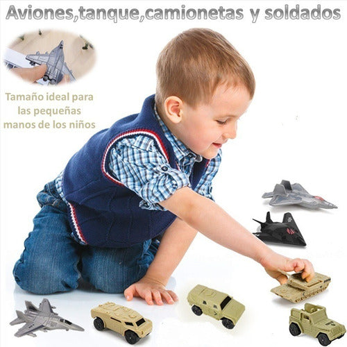 Special Forces Air Combat Fighter Planes with Military Base Playset 6