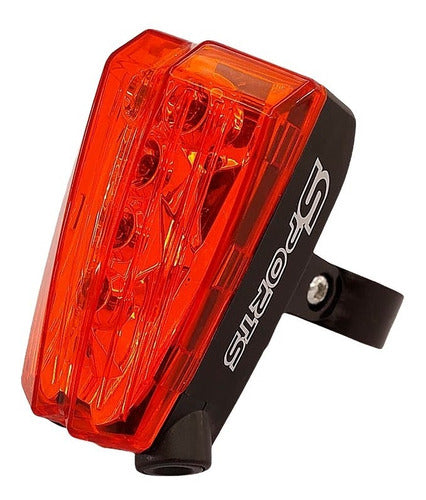 Infrared Bike Rear Light with Ground Projection 0