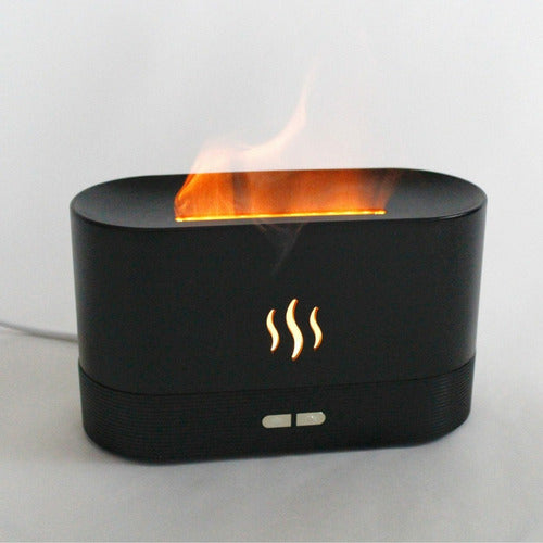 Moon Aromatherapy Diffuser with Flame Simulator 2