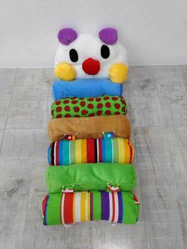Educational Clown Blanket 1.20*1.20 with Removable Pillows 6