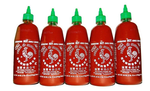 Suree Interfoods Pack of 6 Sriracha Sauce 740ml Sweet and Spicy! 0