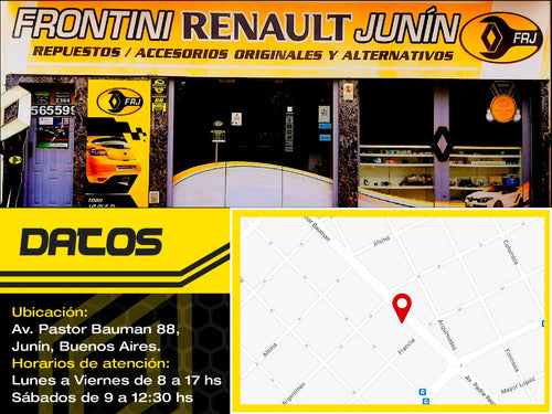 Aequipe Juego Guia Pulsor Puerta Renault 6 (Reparación Botón) 7