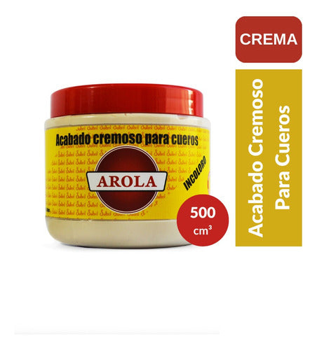 Arola Colorless Cream for Leather Pot 500 cc 1