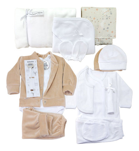 Newborn Plush Winter Layette. 15-Piece Box Set 6