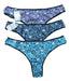 Pack of 6 Cotton Lycra Super Special Size Printed Thongs 18