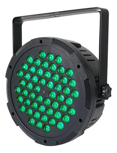 Tacho Led Slim 54x3w 3 En 1 Full Color Dmx Pro Light Led 2