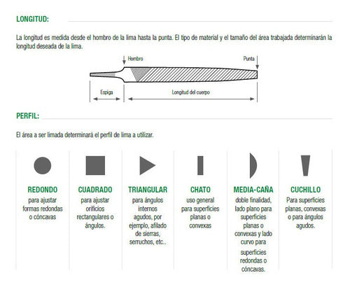 Caja De 12 Limas Tome Feteira Cuchilla De 4´  Fina 2