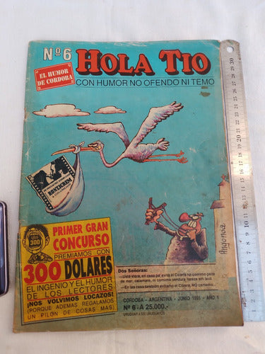 Antigua Revista Hola Tio Nro 6 El Humor De Córdoba 0