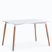 Modern Rectangular Nordic Table 1.20x0.80m 1