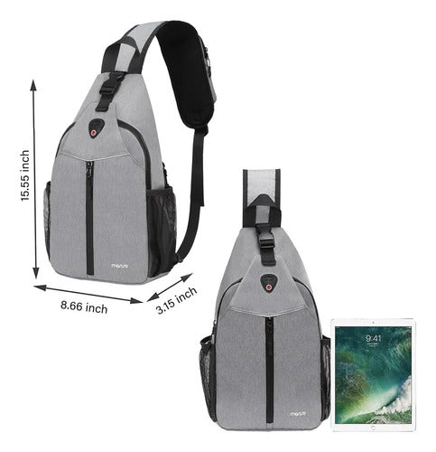 Mosiso Sling Backpack Travel Hiking Daypack, Bandolera Bando 1