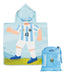 Afa Seleccion Argentina Poncho Infantil Toalla Secado Rapido 0