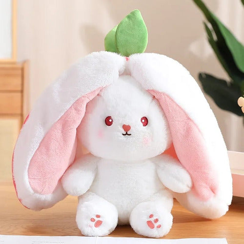 Strawberry-Carrot Kawaii Rabbit Plush Toy 1