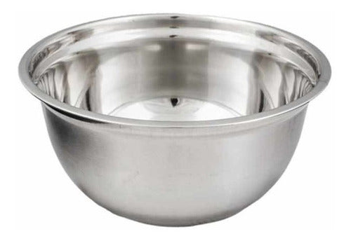 Bowl Acero Inoxidable Batir 20 Cm Repostería Medida Cocina 0